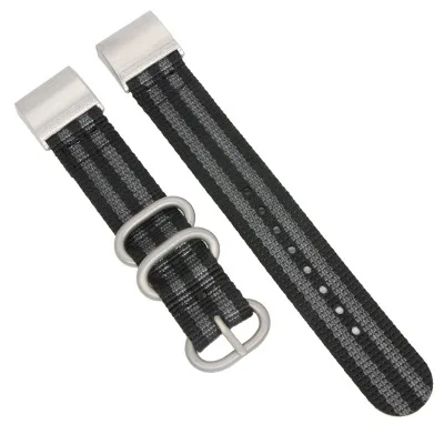 Модный спортивный ремешок для наручных часов браслета Fitbit charge 2 нейлоновый смарт