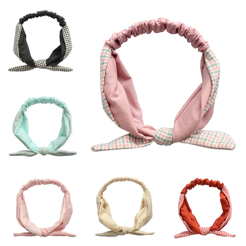 2019 прекрасный для маленьких девочек заячьими ушками плед волос головы Крест