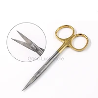 10cm bend curved head eye scissors ordinary cheap medical surgical beauty scissors cut tissue scissors