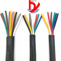 rvv cable black 26awg 0 12mm2 rvv 23456781012141620 control signal line copper wire