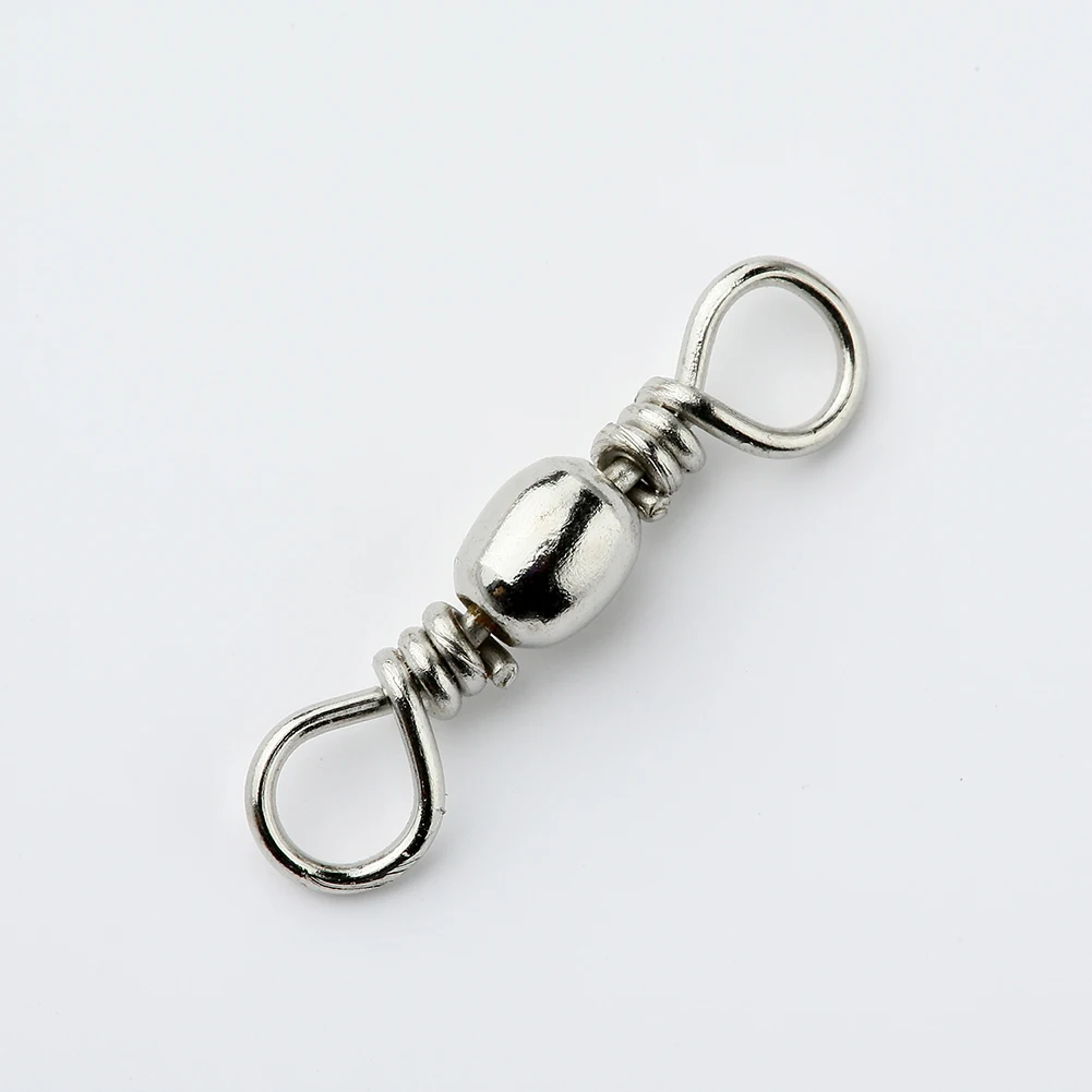 100 шт. вертлюгом Нержавеющая сталь море океан рыболовные снасти крюк карабин