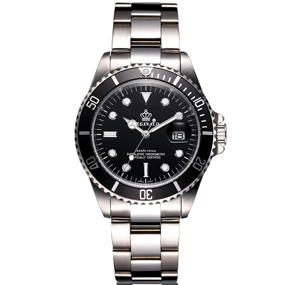 Мужские Водонепроницаемые наручные часы из нержавеющей стали | Наручные