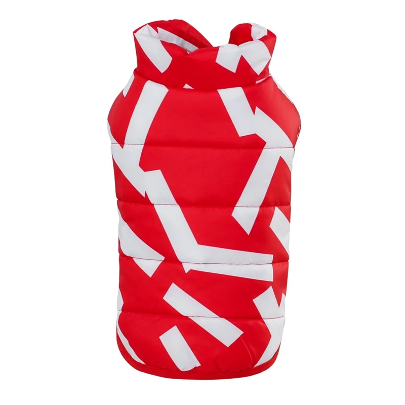 85R Теплый жилет для домашних животных на осень и зиму, пальто для маленьких и средних собак, пуховая куртка с капюшоном для щенков, Космический пейзаж - Цвет: 85R