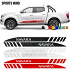 1 пара для Nissan Navara NP300 D40 Nismo JDM автомобильные аксессуары боковой двери полосой колеса автомобиля Стикеры наклейка стайлинга автомобилей