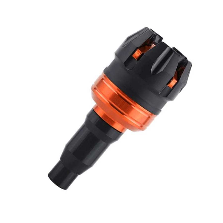

1 PCS Universal Motorcycle Falling Protectors CNC Frame Slider Anti Crash Caps engine protection Moto Crash Pad Protect Orange