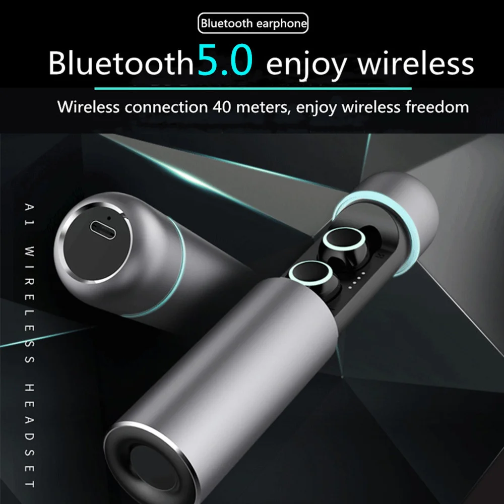 Bluetooth 5 0 наушники беспроводные стерео bluetooth гарнитура Близнецы портативные