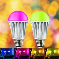 10pcslot wifi smart led light bulb smartphone controlled dimmable multicolored color lights works with iphone ipad android
