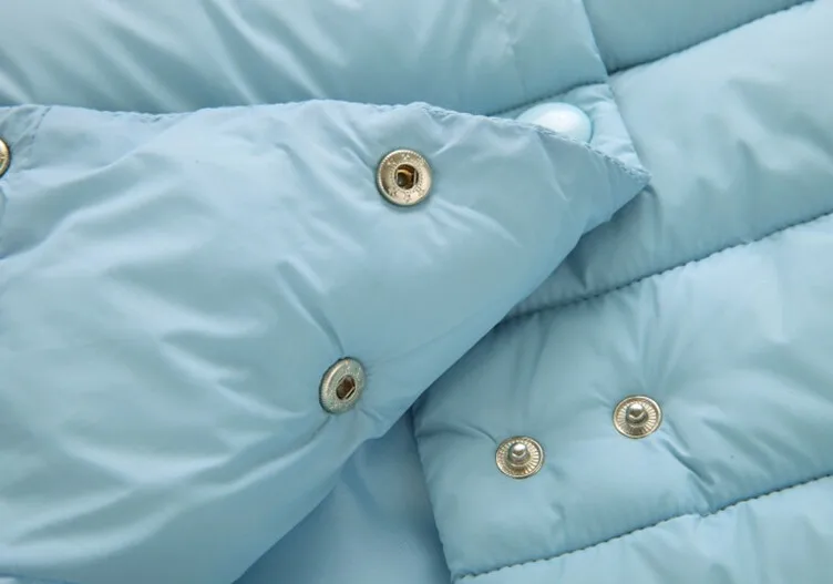 Зимние пальто для маленьких девочек Новое Детское хлопковое малышей теплая