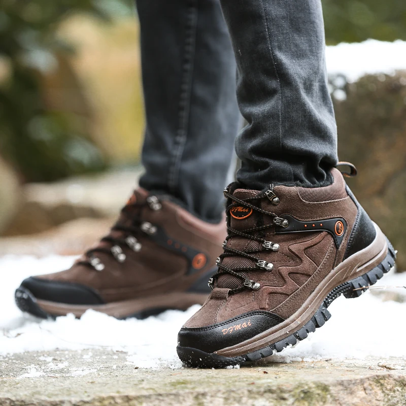 Уличные походные треккинговые ботинки водонепроницаемые брендовая мужская