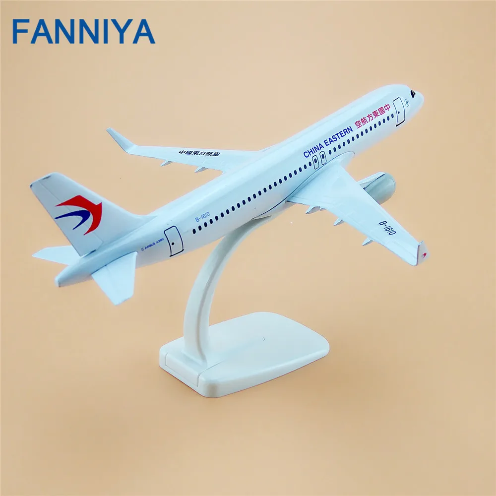 Модель самолета из металлического сплава 20 см авиакомпания восточные авиалинии
