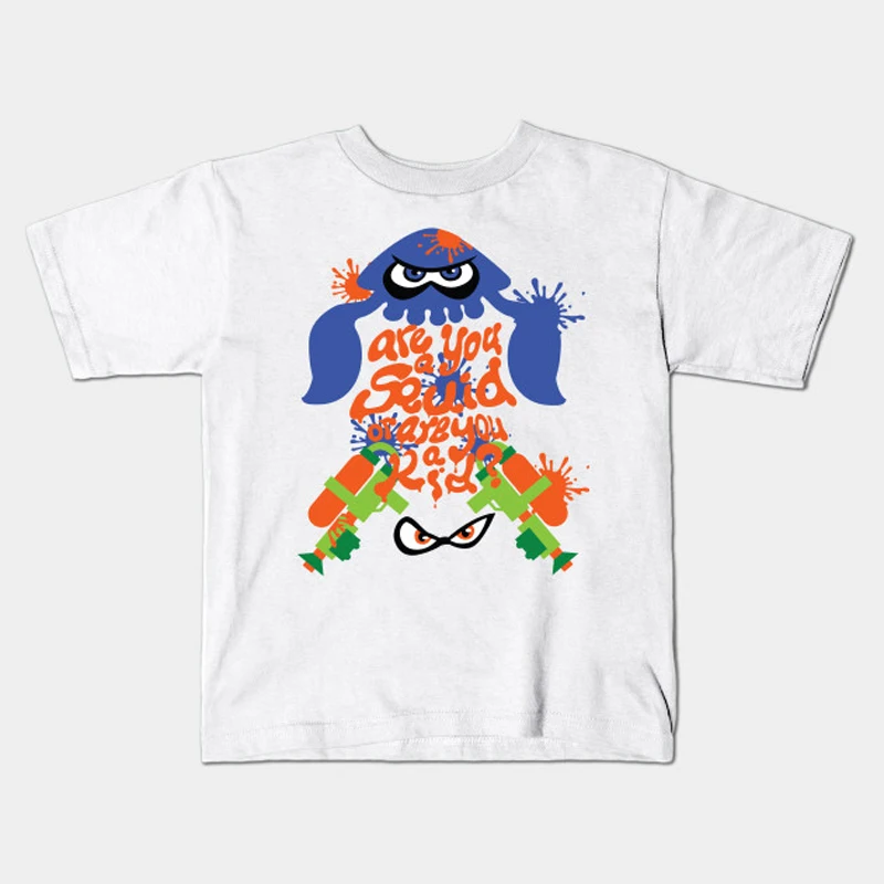 Модные с рисунками для детей splatoon геймер wii u игры мастер видео Милая Детская