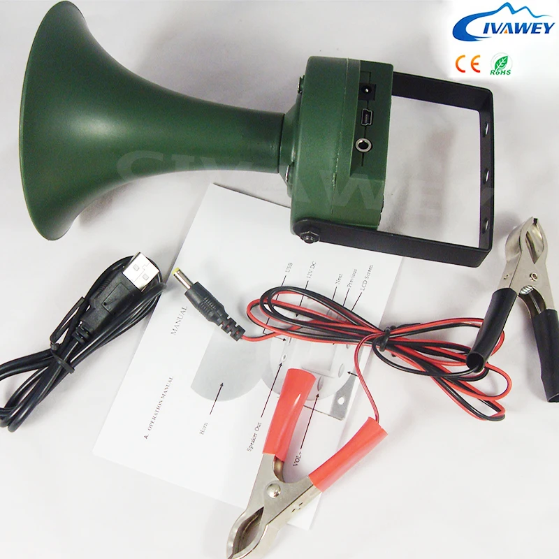 Таймер вкл/выкл 182 звуков 35 Вт Охота MP3 птица звонящая голубь утка гусь Приманка