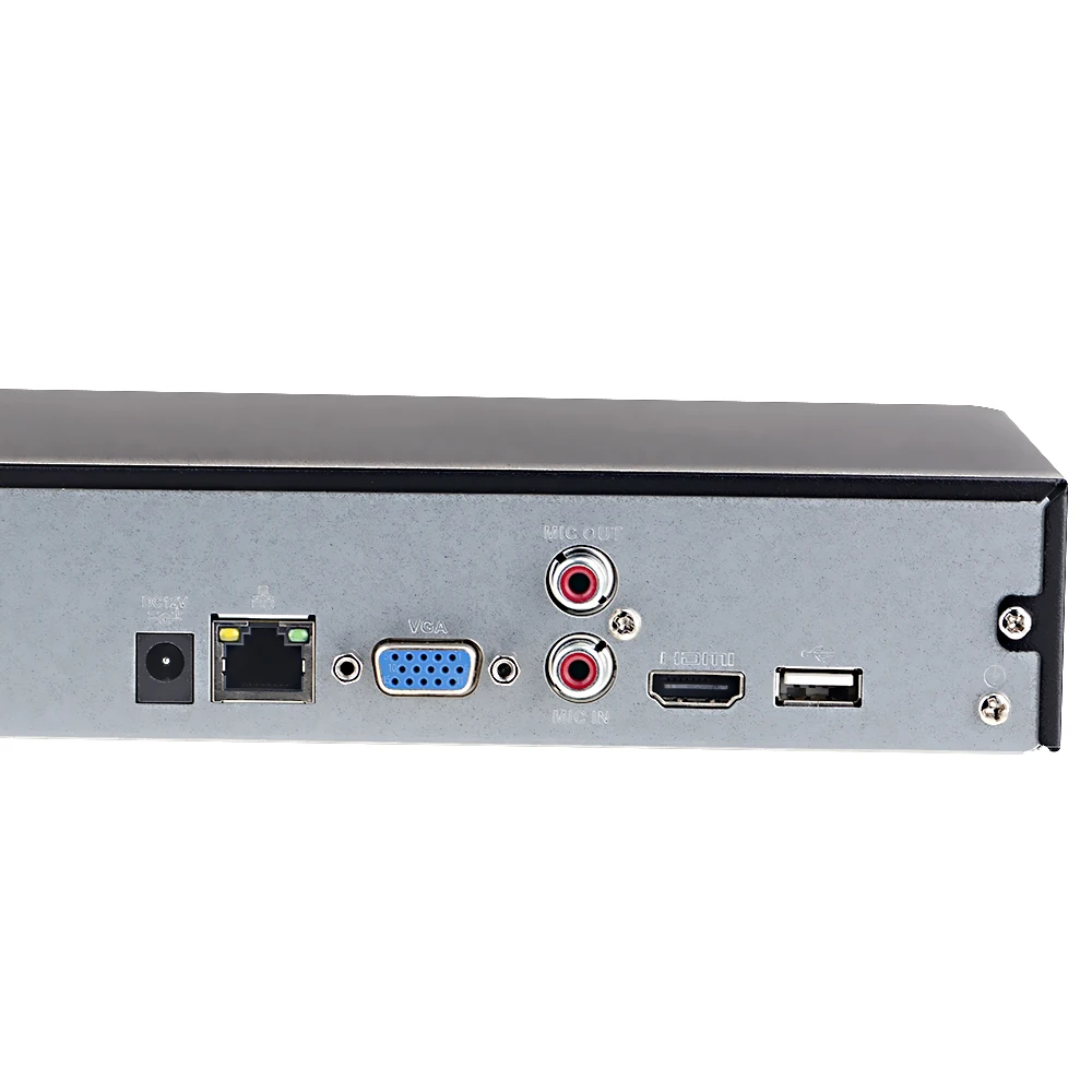 Справочная деталь Φ Lite NVR 4 8 16 Channel Compact 1U 4K H.265 ONVIF 80 Мбит/с максимум Мп разрешение |