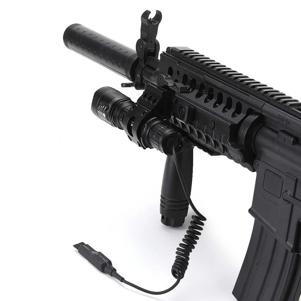 AloneFire TK400 XML L2 светодиодный светильник-вспышка Тактический светильник 18650 фонарь светильник linternas для охоты на открытом воздухе+ держатель для ружья