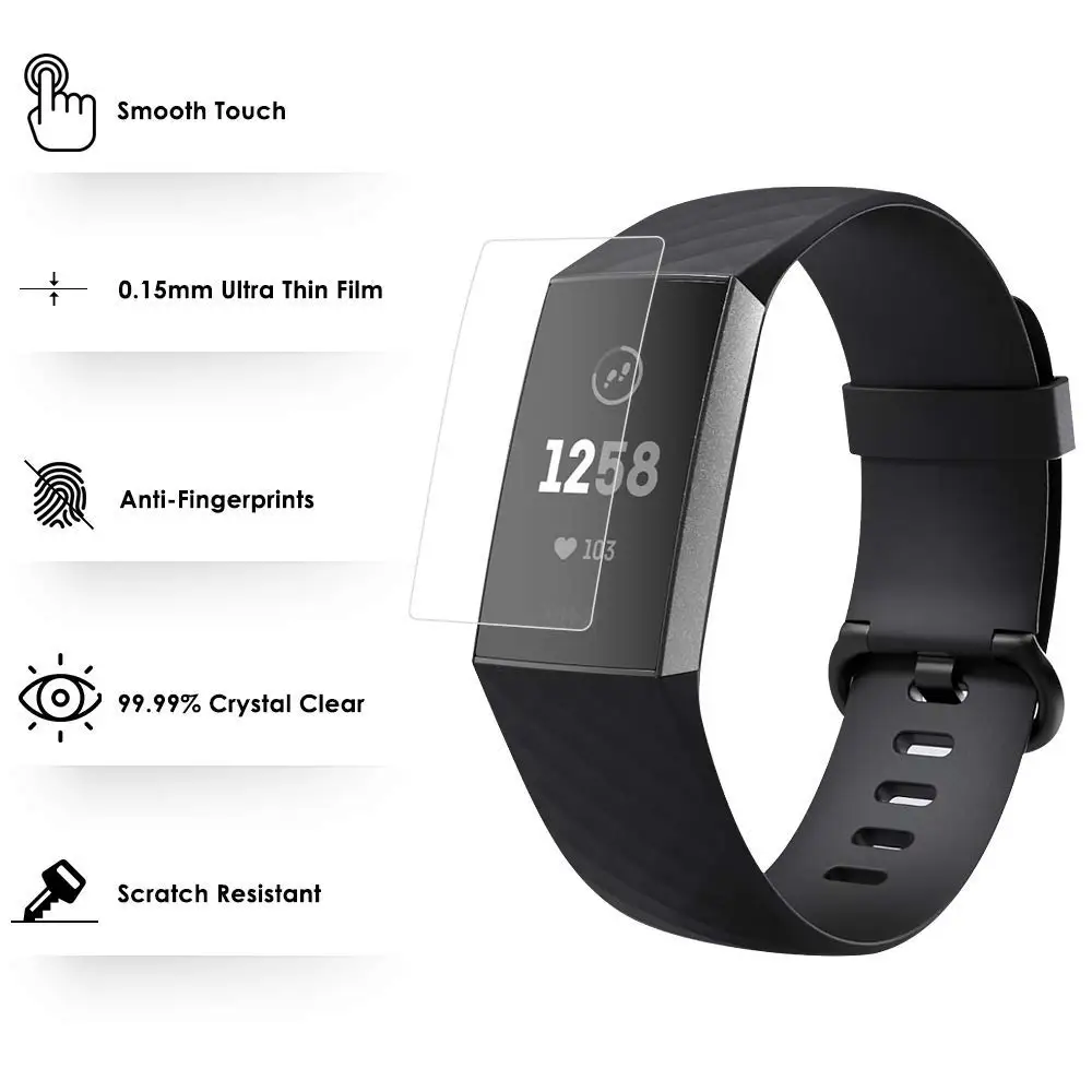 Защитная пленка HD для Fitbit Charge 3 Charge3 против царапин Защитные пленки из ТПУ |