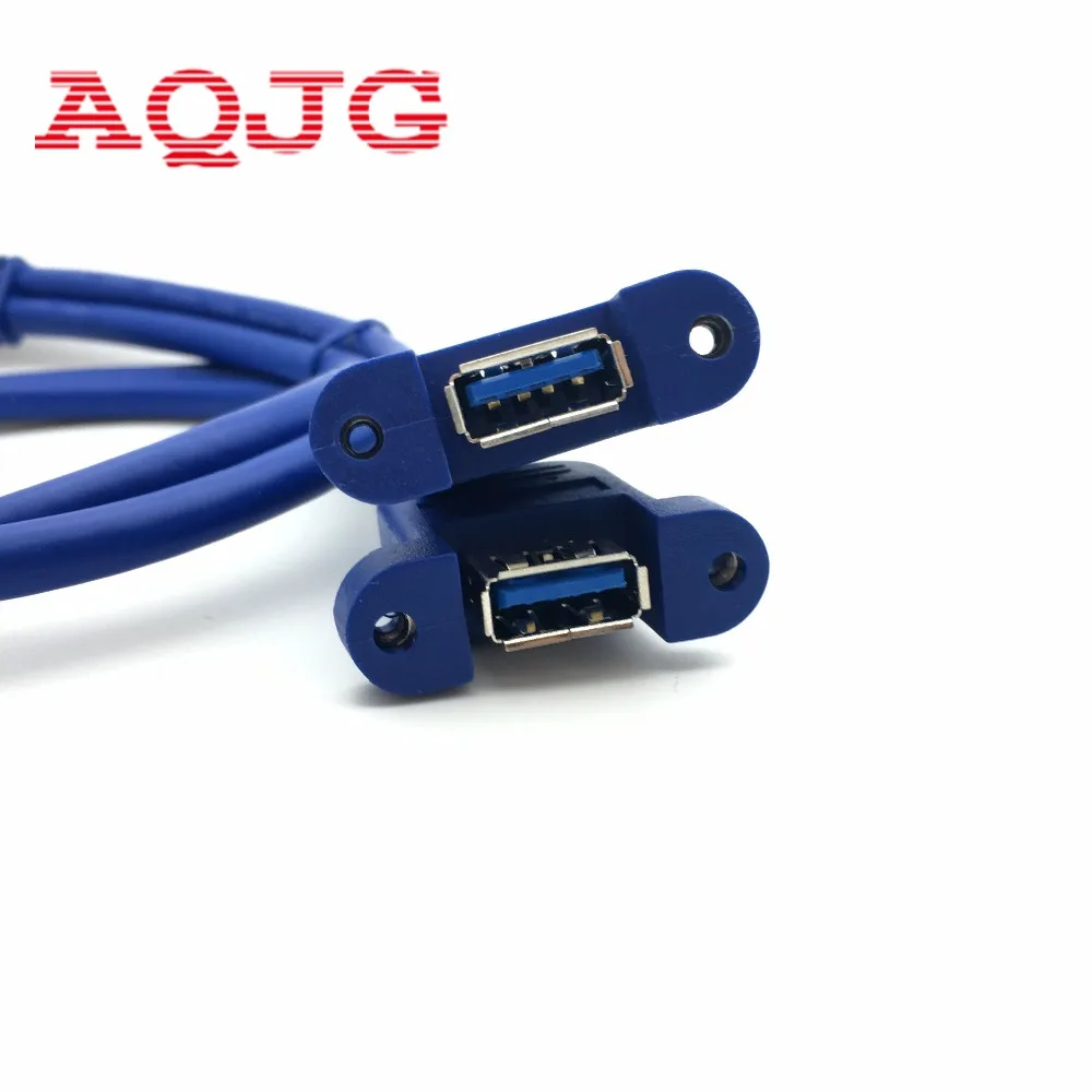Материнская плата 20Pin USB3.0 мама к двойному USB 3 0 A кабель для передачи данных Панель