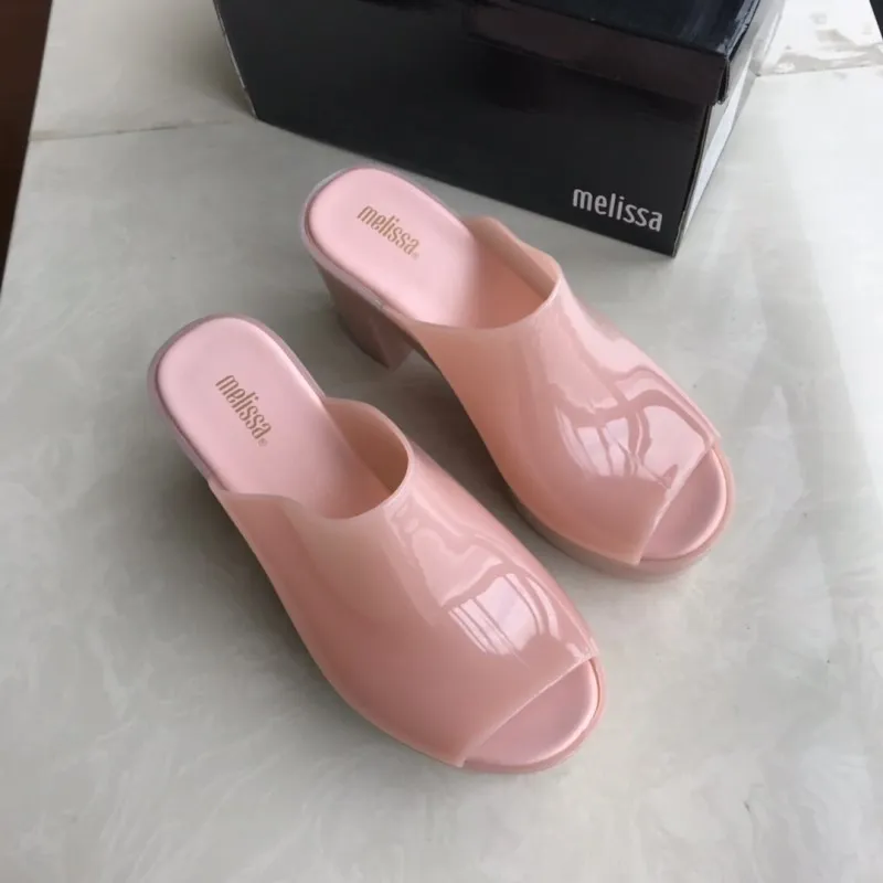 Женские сандалии на платформе Melissa Летние кожаные танкетке|Боссоножки и
