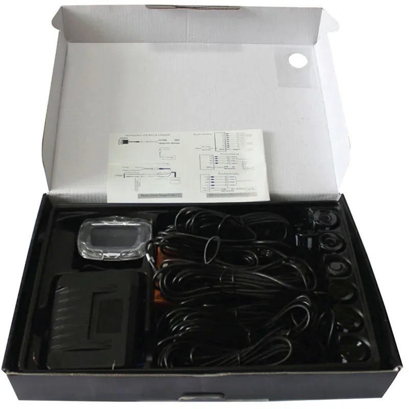 

Front Rear view Car Parking Sensor 8 Buzzer For All Cars Reverse Radar detector Monitor System Parktronic Assistance Sound Alert