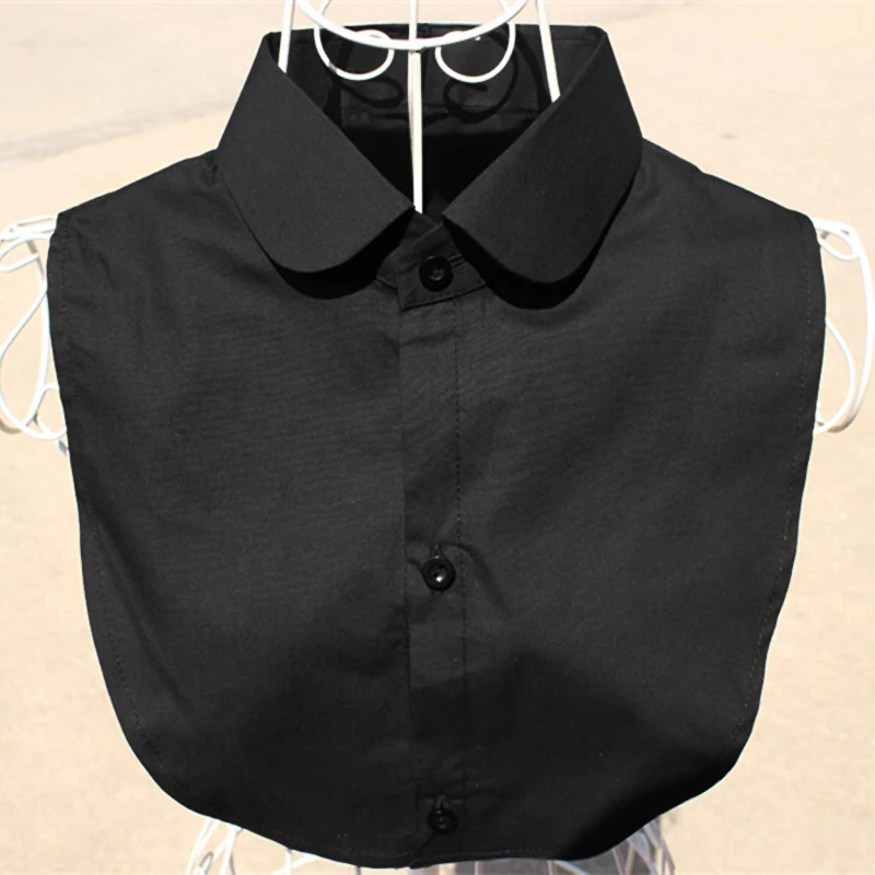 Горячая Продажа Модной Одежды Аксессуары Ложным Воротник Белый Черный Блузка