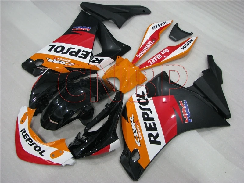 Обтекатели CBR 250 RR 2011 2014 repsol кузов 11 12 13 14 без краски|Полные комплекты обтекателей| |