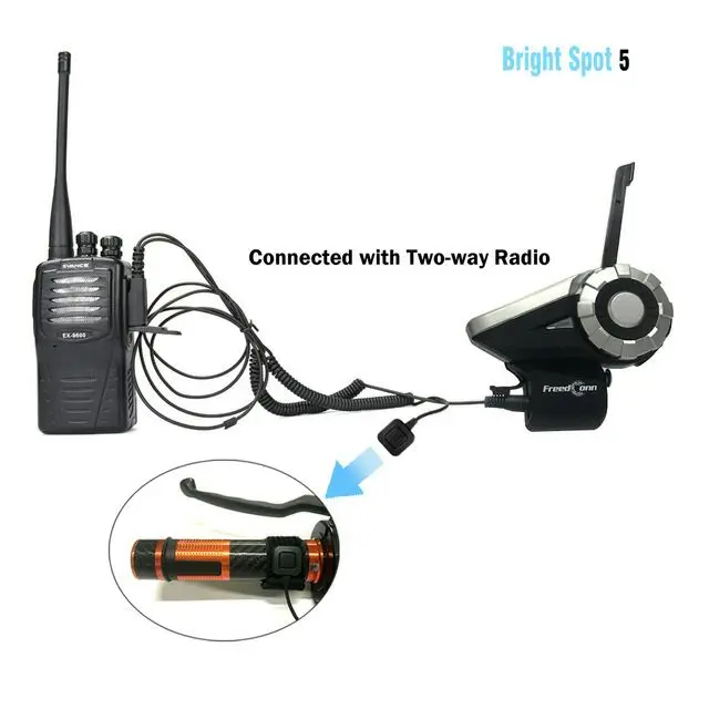 Гарнитура для шлема Freedconn T Rex + L3 1500 м 8 каналов дуплекс Bluetooth FM радио MP3 GPS|helmet intercom
