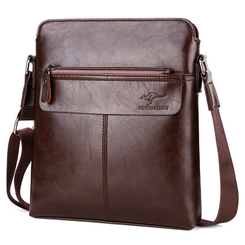 Новые Брендовые мужские сумки мессенджеры маленькие через плечо высокое