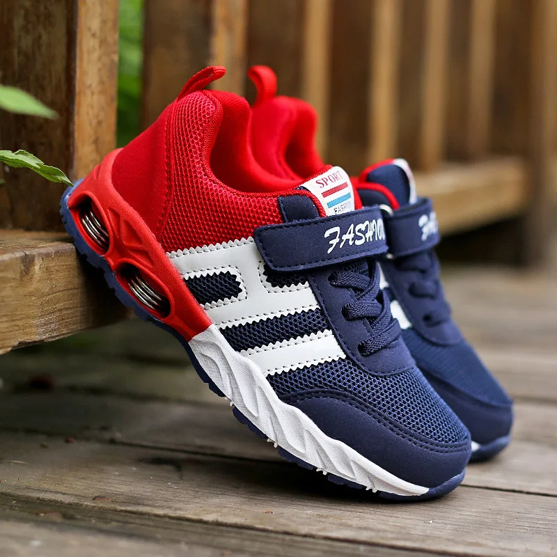 New Design Children Sports Shoes Boys Girls Spring Damping Outsole Slip Patchwork Breathable Kids Sneakers Child Running | Детская