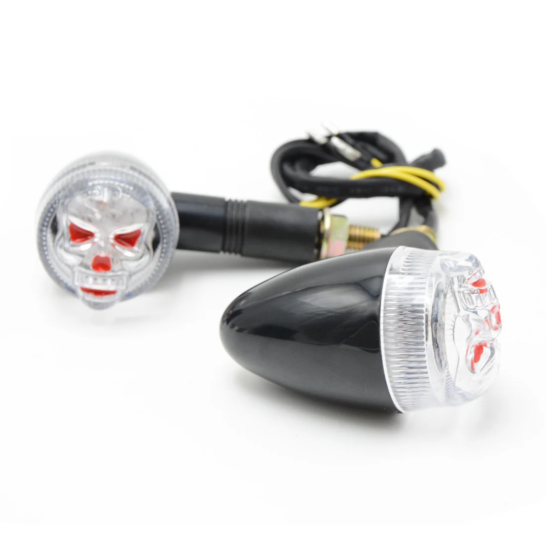 motorcycle motorbike blinker Turn light turn signal lamp steering cornering direction indicator round shape LED for Yamaha | Автомобили и