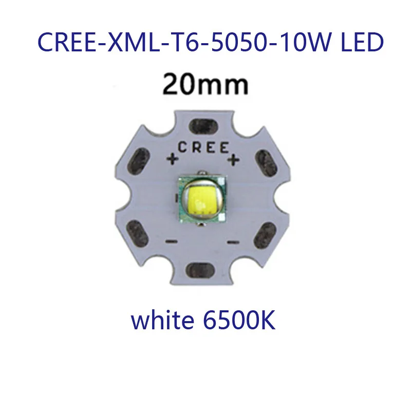 1 шт. Cree XML белый теплый синий УФ 400nm10W светодиодный эмиттер лампа фитиль лампы на 32