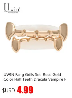 UWIN Iced Out AAA циркон Micro Pave зубы грили шапки Топ и низ грили набор хип хоп для мужчин женщин модные украшения