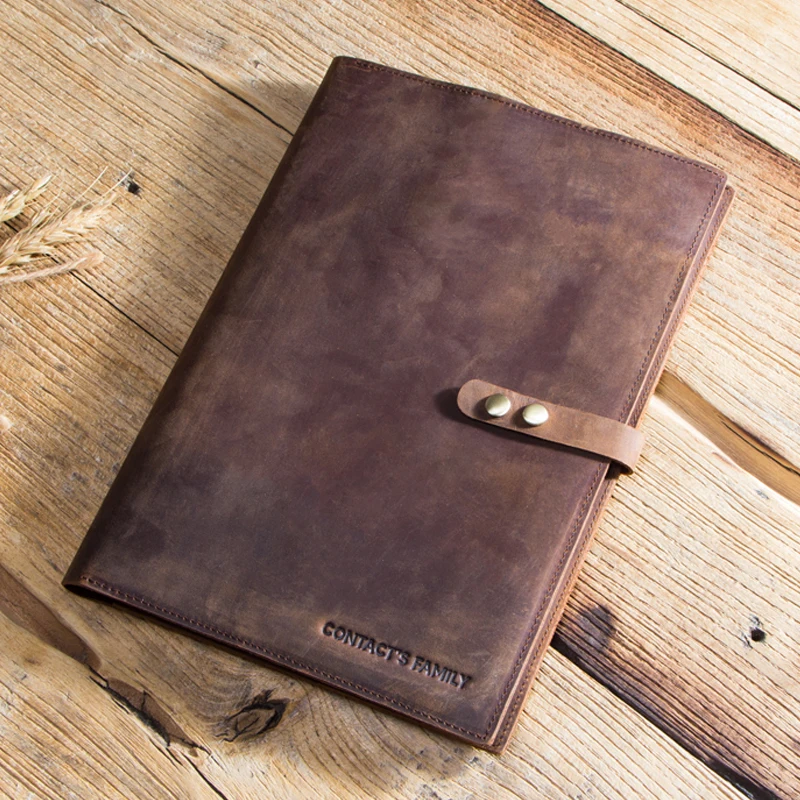 Luxury Retro Cow Leather Case Cover For iPad 9.7 5 6 Air 1 2 Mini MacBook Pro 9.7 10.5 11 10.2" Tablet Sleeve Pouch Notebook Bag