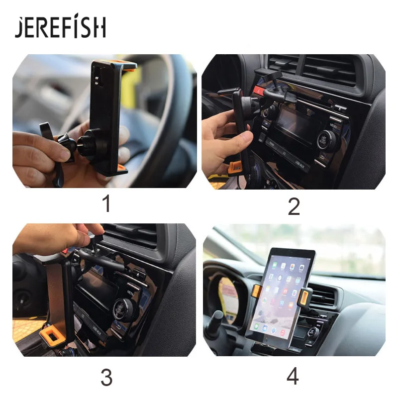 Универсальный автомобильный держатель подставка JEREFISH с поворотом на 360 градусов