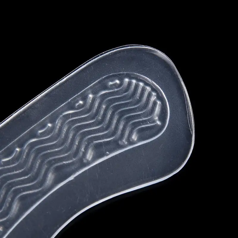 3 пары прозрачных силиконовых самоклеющихся вкладышей для обуви стельки задней