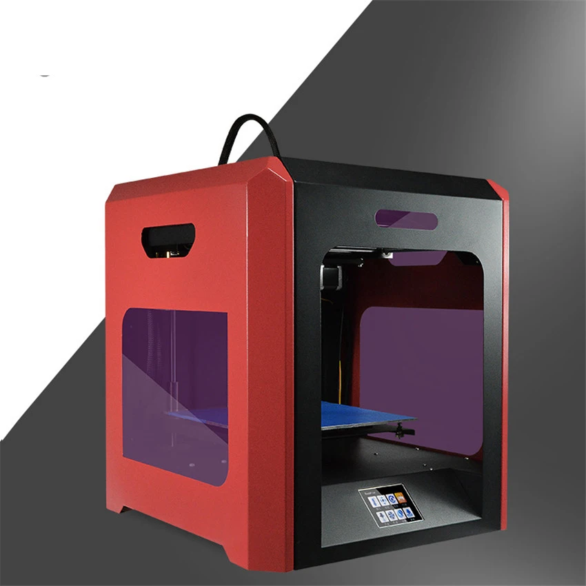 

ET-K1 3D Printer Machine Single Nozzle Metal Frame Sloping LCD Touch Screen Power-off Resume Printing Size 200*200*200mm