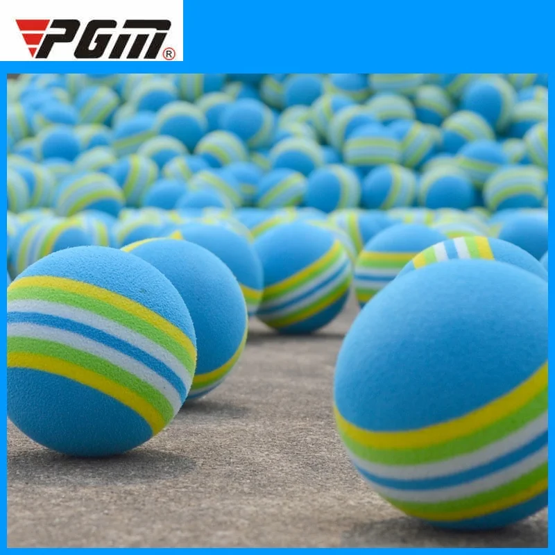 Pgm 1 шт. губка для гольфа мягкие радужные шары тренировочные мячи игры в
