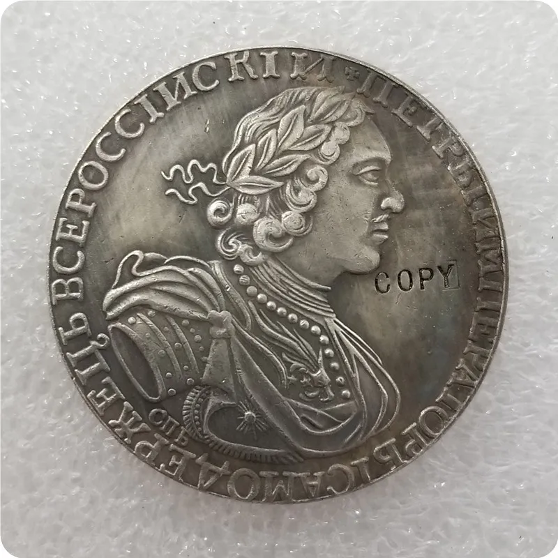 Тип #3_1723 (43 мм) Российская монета 1 rouble копия памятных монет Реплика медали