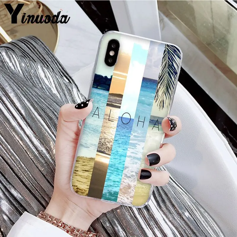 A15 Yinuoda Hello Hawaii Aloha DIY Роскошный Высокий протектор на конце чехол для Apple iPhone 8 7 6 6S Plus X XS MAX 5 5S SE XR мобильных телефонов - Цвет: A15