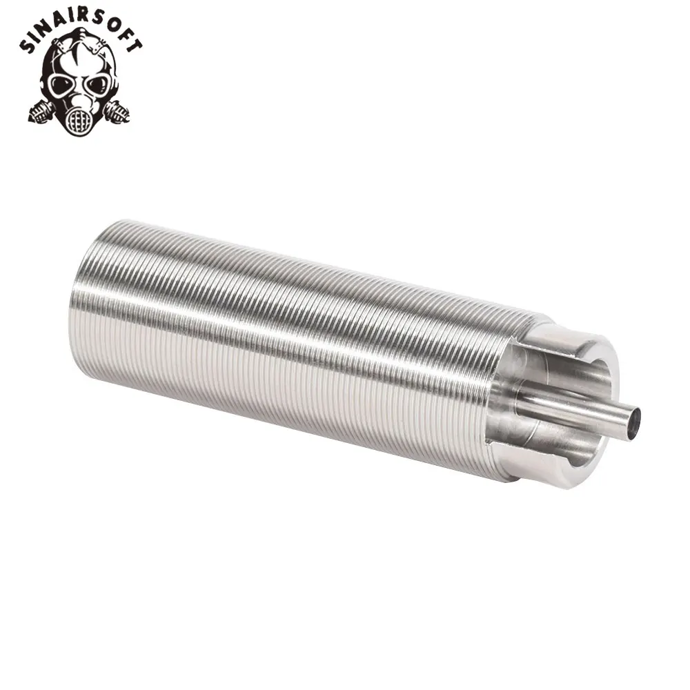 Tune Up Kit Steel CNC Milled One-Piece Cylinder Solid Unit w/Integrated Head Piston/Piston Airsoft |