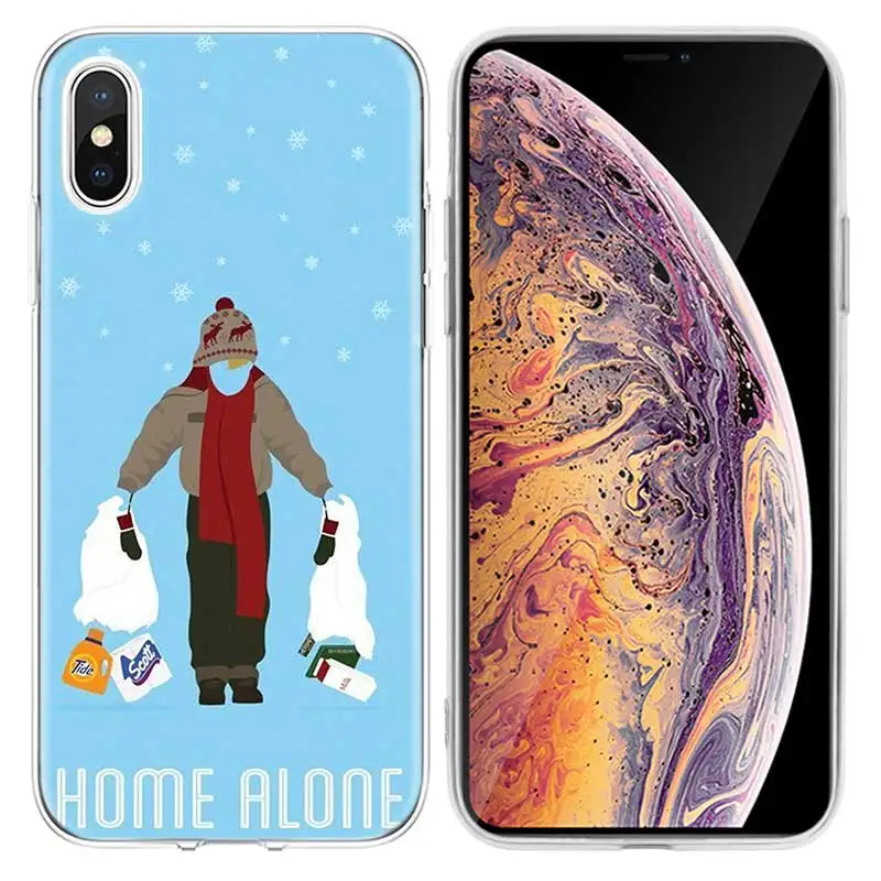09 Чехол для Apple iPhone 7 5 5S SE 5C 6 6S 8 6/6S 7/7S 8/8S Plus чехол для iPhone 11 11Pro X XR XS MAX Home Alone мягкий чехол с принтом - Цвет: 09