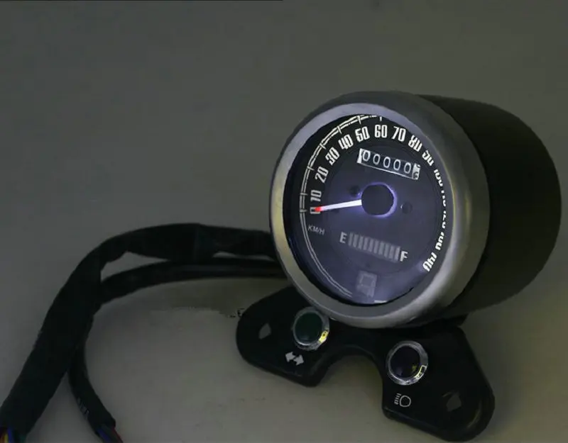 Цифровой ЖК дисплей спидометр для мотоцикла датчик масла светодиодный одометр с