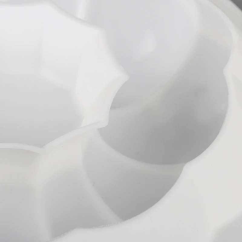 3D круглая силиконовая форма для пирога, форма для выпечки пирожного, шифоновая губка для тортов поддоны для мусса, десертные формы, антипригарная форма для выпечки, Прямая поставка