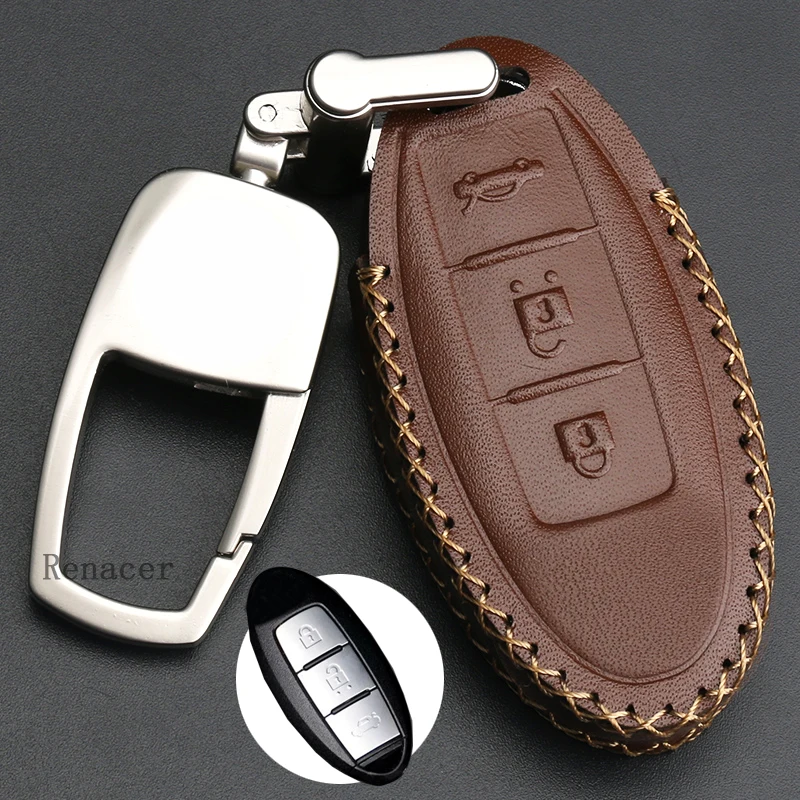 2018 новый автомобильный брелок для ключей кожаный держатель Nissan Qashqai J11 X Trail t31 t32