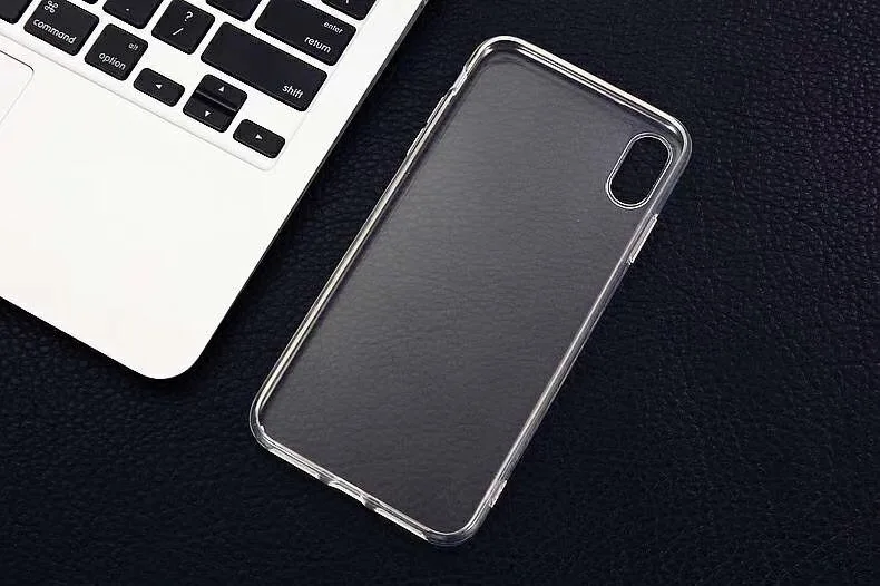 Ультратонкий Мягкий Прозрачный чехол из ТПУ для iPhone Xs Max XR прозрачный силиконовый