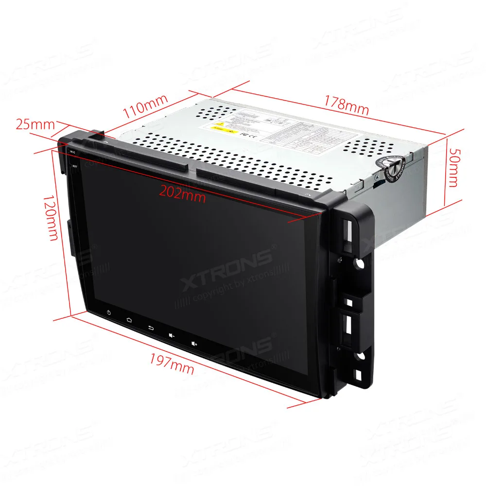 XTRONS Android 8 0 Восьмиядерный автомобильный стерео радио плеер GPS без DVD для Chevrolet Traverse