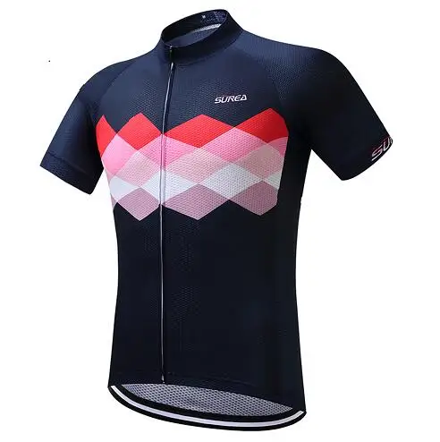 only jersey Мужская короткая велосипедная одежда, летний pro 9d гелевая Накладка для велосипеда, набор Джерси для команды, шоссейного велосипеда, комплект одежды для горного велосипеда, облегающий костюм - Цвет: only jersey