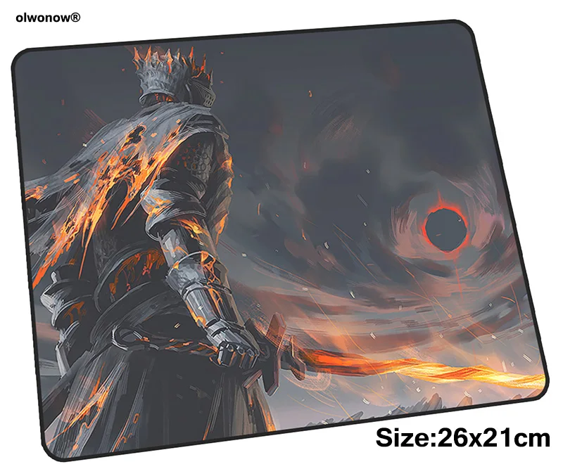 Коврик для мыши Dark души игровой коврик 26 х21 см большой компьютерный Настольный