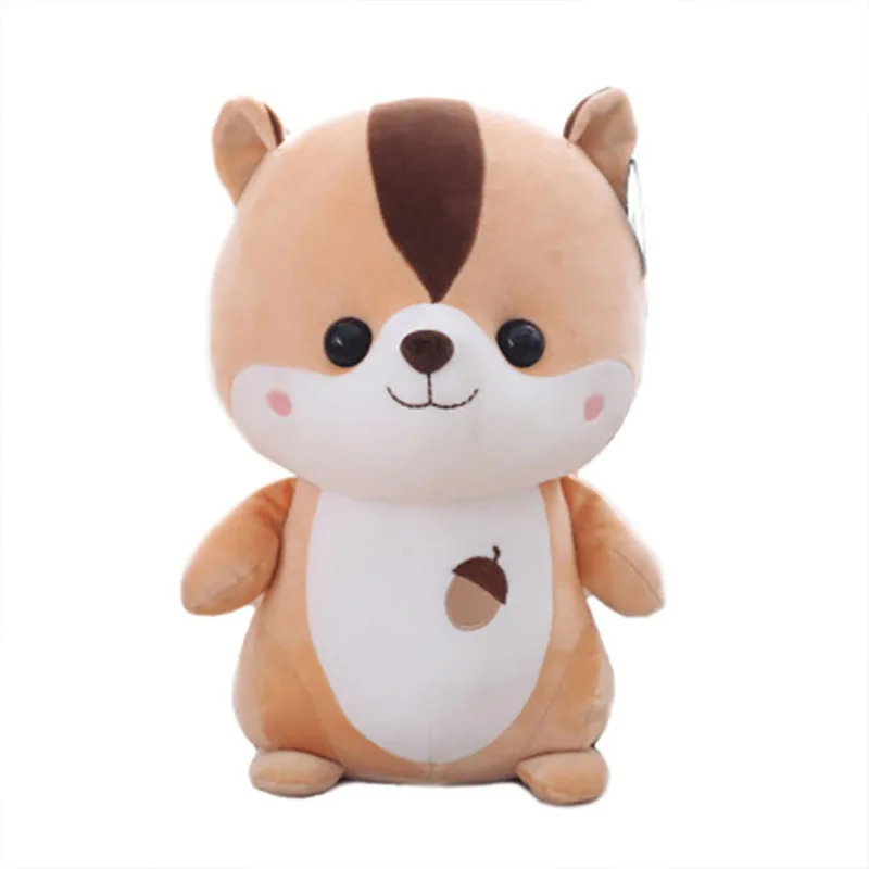 25 см милая плюшевая кукла белка Kawaii животные игрушки в подарок на день рождения