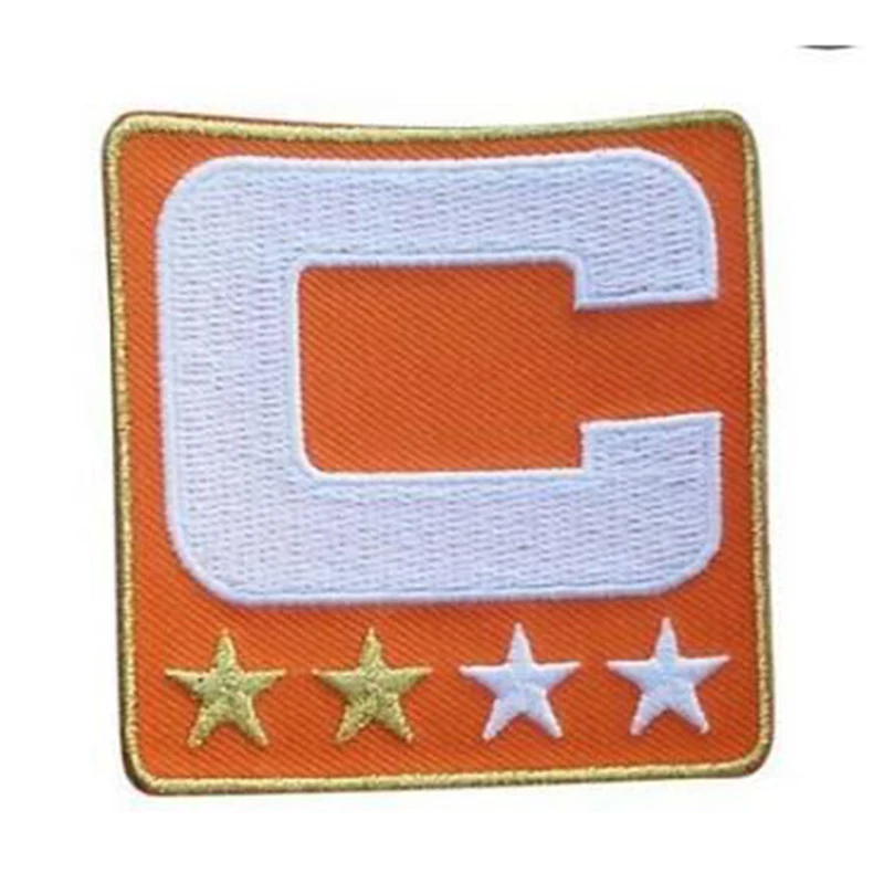 Капитан знак C патч железо или шитье для футбола, из Джерси Бейсбол Футбол Хоккей Лакросс Баскетбол табличка патч