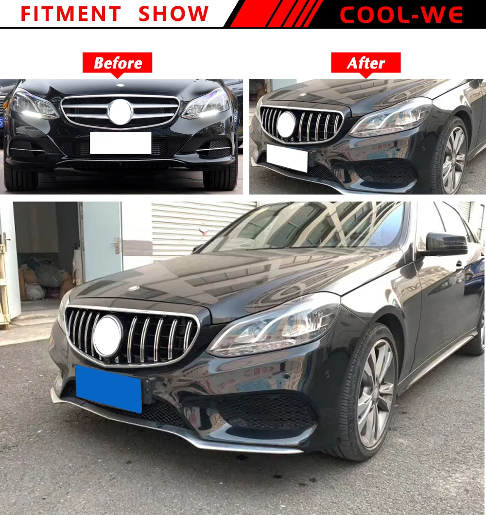 2013- для Mercedes для Benz W212 E класс GTR Гоночный гриль для E200 E250 E300 E350 E400 E500 E550
