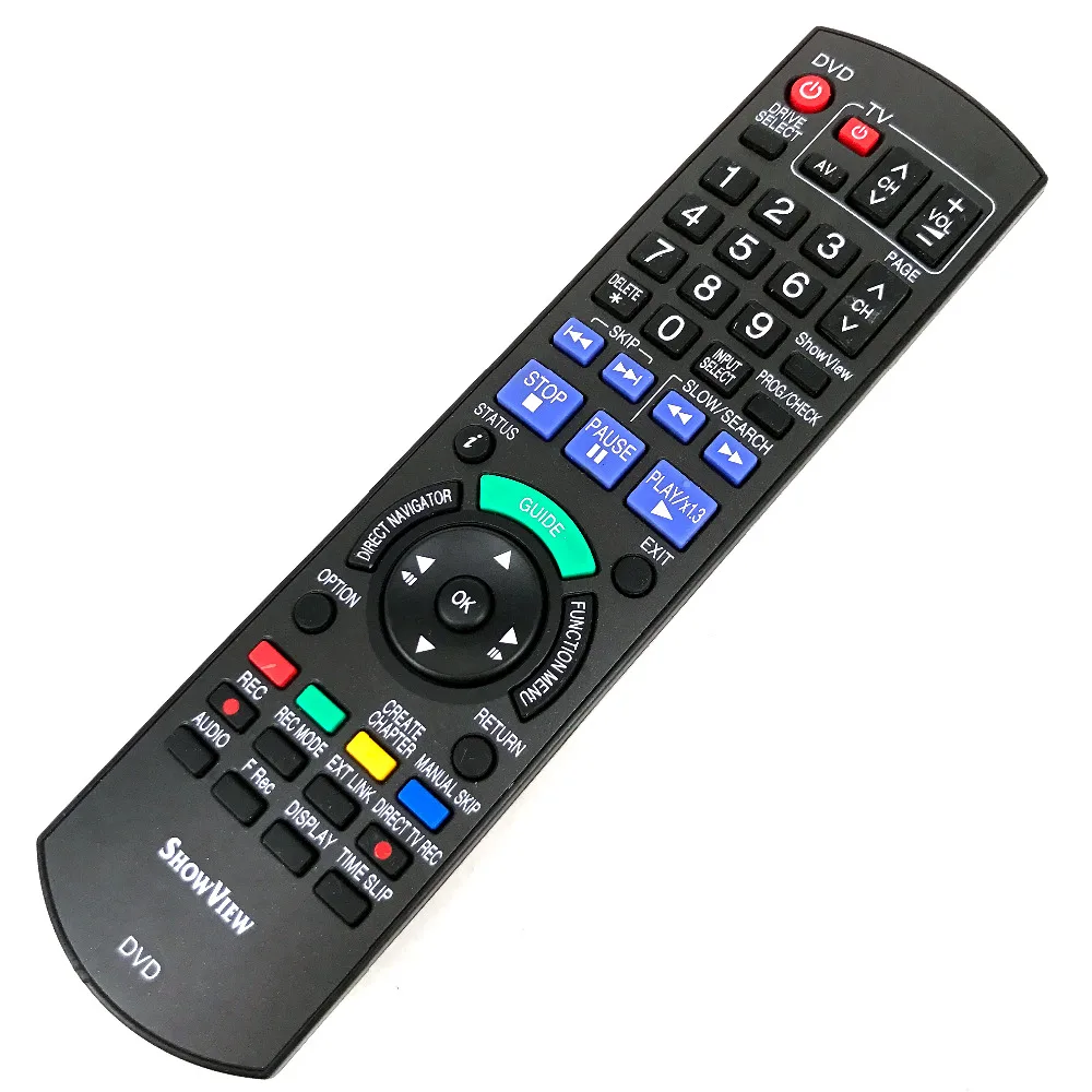 Используется оригинальный пульт дистанционного управления для Panasonic DVD N2QAYB000128 DMR